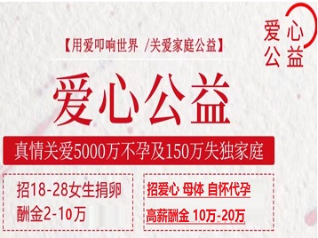 科尔沁左翼中捐卵助孕生子 爱心志愿者招募